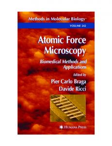 Atomic Force Microscopy Atomic Force Microscopy