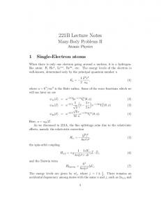 Atomic Physics