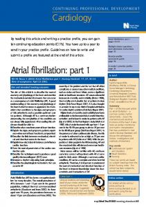 Atrial fibrillation