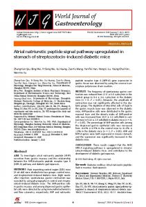 Atrial natriuretic peptide signal pathway upregulated