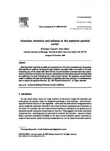 Attention, intention and salience in the posterior parietal cortex