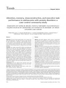 Attention, memory, visuoconstructive, and executive task ... - SciELO