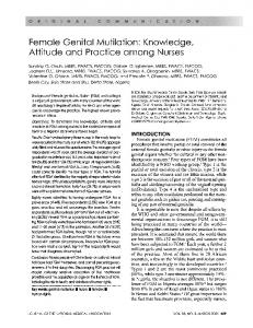 Attitude and Practice among Nurses - NCBI