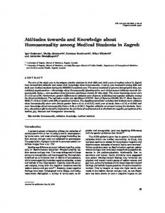 Attitudes towards and Knowledge about ... - Semantic Scholar