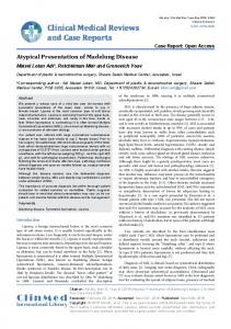 Atypical Presentation of Madelung Disease - ClinMed International ...