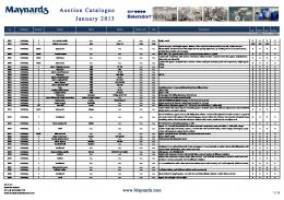 Auction Catalogue - Maynards Industries