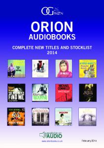 Audio Stocklist - 2014 - Orion Books