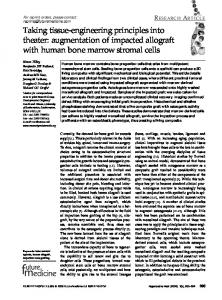 augmentation of impacted allograft with human ... - Future Medicine