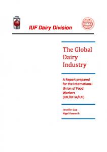 australian dairy industry - IUF.org