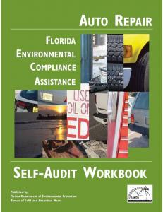 AUTO REPAIR SELF-AUDIT WORKBOOK