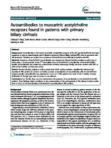 Autoantibodies to muscarinic acetylcholine receptors ... - BioMedSearch