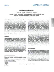 Autoimmune hepatitis - Core