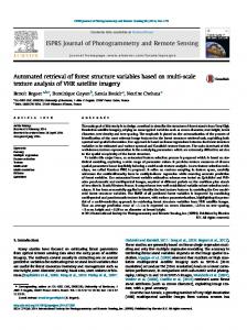 Automated retrieval of forest structure variables ... - La Recherche IGN