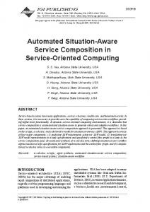 automated Situation-aware Service Composition in Service-oriented ...