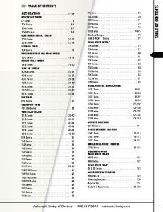 Automated Timing and Controls Catalog