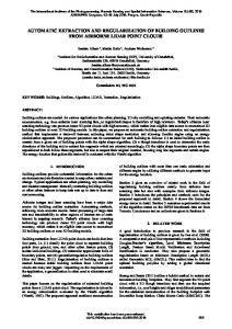 Automatic extraction and regularization of building ... - ISPRS Archives