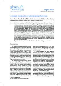 Automatic identification of tuberculosis mycobacterium