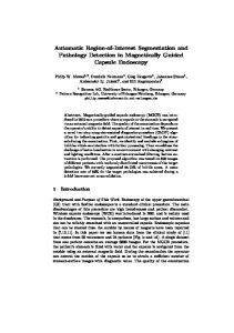 Automatic Region-of-Interest Segmentation and Pathology ... - CiteSeerX