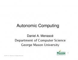 Autonomic Computing