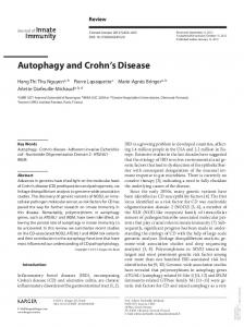 Autophagy and Crohn's Disease