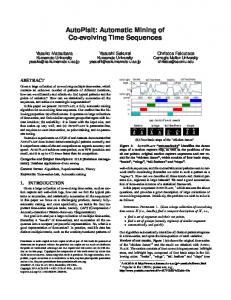 AutoPlait - Carnegie Mellon School of Computer Science