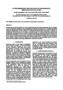 autostereoscopic visualization and measurement: principles