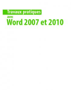 avec Word 2007 et 2010 - Dunod