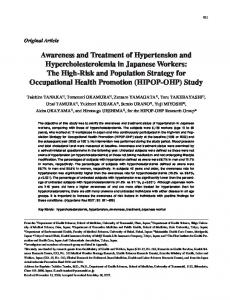 Awareness and Treatment of Hypertension and ... - Nature