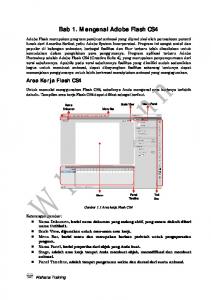 Bab 1. Mengenal Adobe Flash CS4 - gelora2020