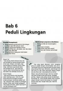 Bab 6 Peduli Lingkungan - File UPI