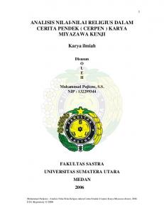 BAB I - USU Institutional Repository - Universitas Sumatera Utara