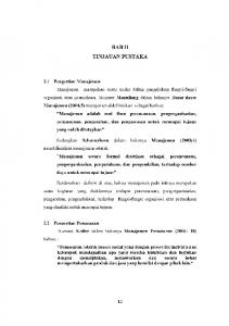 BAB II TINJAUAN PUSTAKA - Widyatama Repository Home