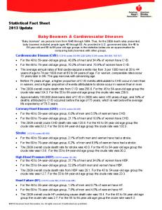 Baby Boomers & Cardiovascular Diseases