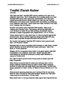 Bacaan Ziarah Kubur - WordPress.com