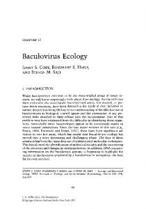 Baculovirus Ecology - Springer Link