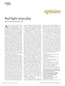 Bad light stops play - Semantic Scholar