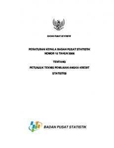 BADAN PUSAT STATISTIK