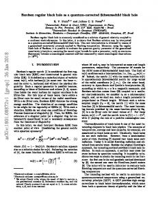 Bardeen regular black hole as a quantum-corrected Schwarzschild ...