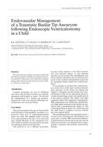 Basilar tip aneurysm