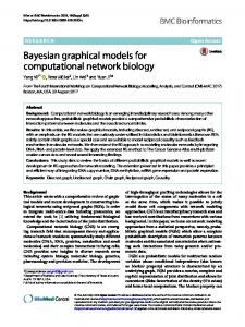 Bayesian graphical models for computational ... - BMC Bioinformatics