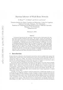 Bayesian Inference of Whole-Brain Networks