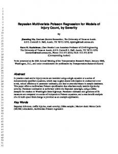 Bayesian Multivariate Poisson Regression for Models of ... - CiteSeerX