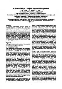 BDI-Modelling of Complex Intracellular Dynamics