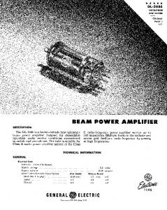 BEAM POWER AMPLIFIER