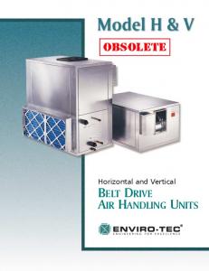 Belt Drive AHU Catalog