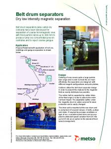 Belt drum separators - Metso.com