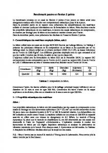 Benchmark poutre en flexion 3 points