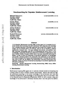 Benchmarking for Bayesian Reinforcement Learning