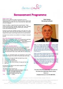 Bereavement Programme