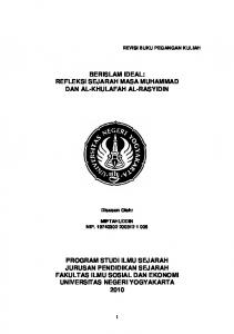 berislam ideal: refleksi sejarah masa muhammad dan al ... - Staff UNY